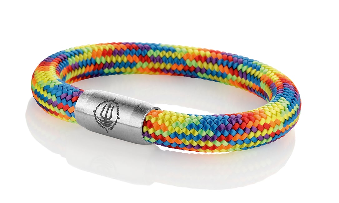 Bild von Segeltau Armband "Rainbow" Rainbow