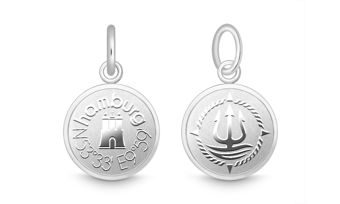 Bild von Charm "Hamburg" für "4mm" - Bänder