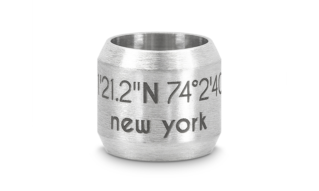 Bild von Bead "New York" für "8mm" - Bänder